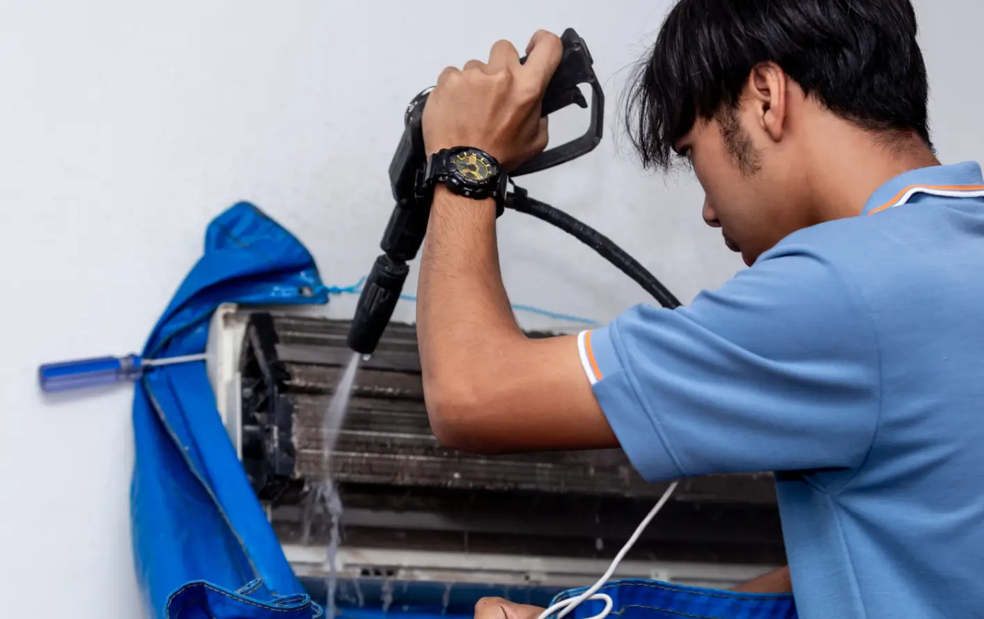 AC Service in Sarkhej Starting at Just 349/- Only - Sanchi Smart Care