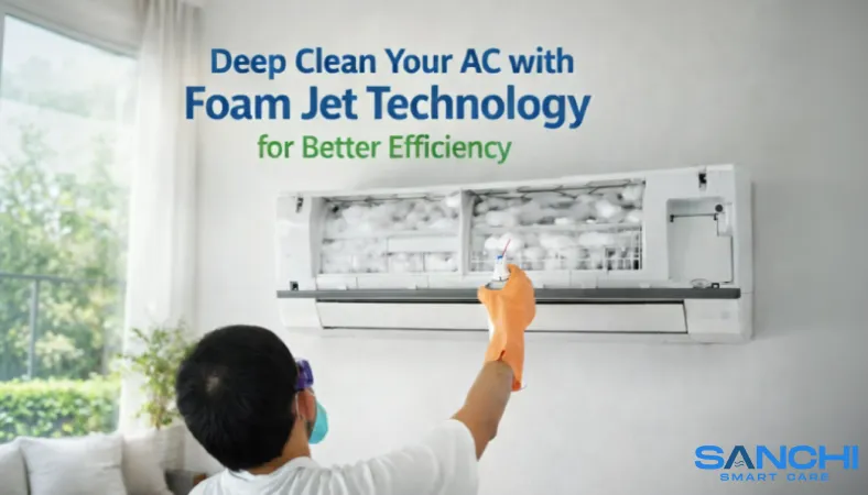 Deep Clean Your AC with Foam Jet Technology for Better Efficiency
