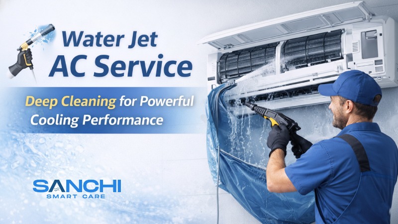 Water Jet AC Service: Deep Cleaning for Powerful Cooling Performance