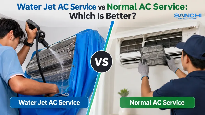 Water Jet AC Service vs Normal AC Service: Which Is Better?