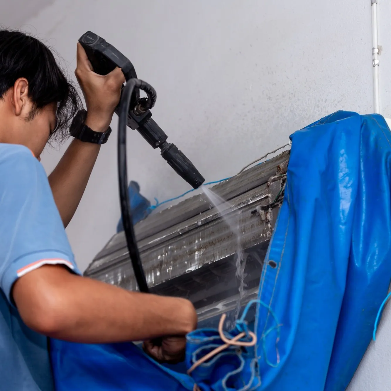 Foam Jet AC Service in Ahmedabad by Sanchi Smart Care