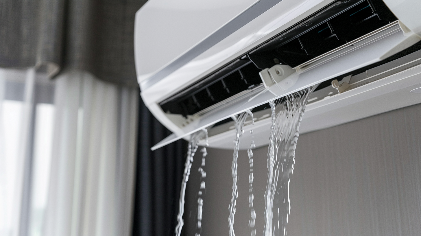Air-Conditioner-Is-Leaking-Water-Inside